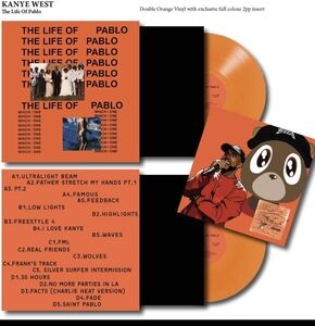 Kanye West "Life of Pablo" 2lp Orange Vinyl